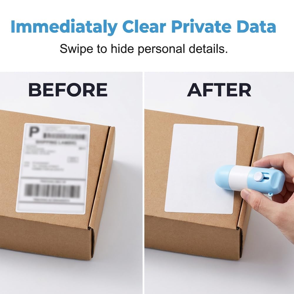 ADDRIX™ 2-in-1 Thermal Label Eraser & Box Cutter