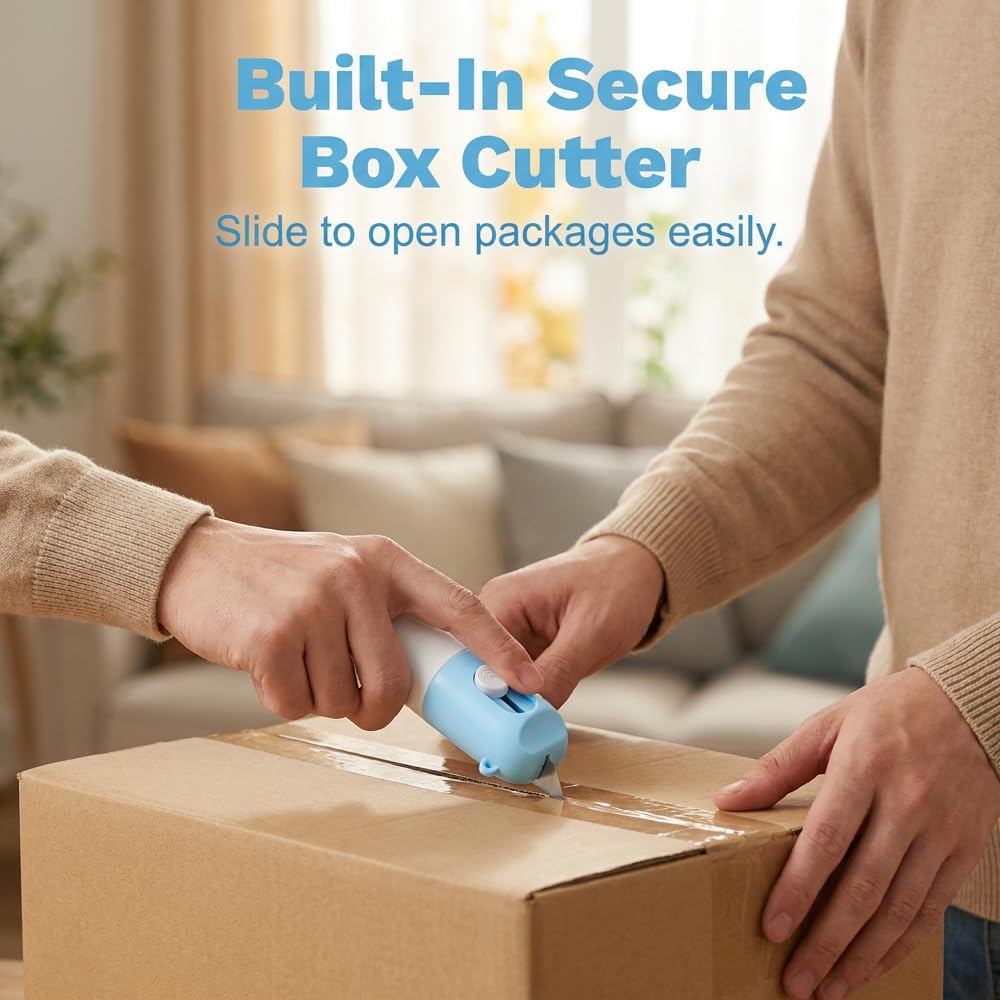ADDRIX™ 2-in-1 Thermal Label Eraser & Box Cutter