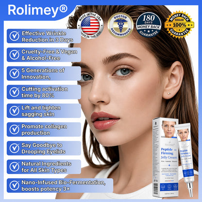 🔥Rolimey® Peptide Firming Jelly Cream—💕Visibly Firm · Hydrate · Smooth Crepey-Looking Skin</strong>